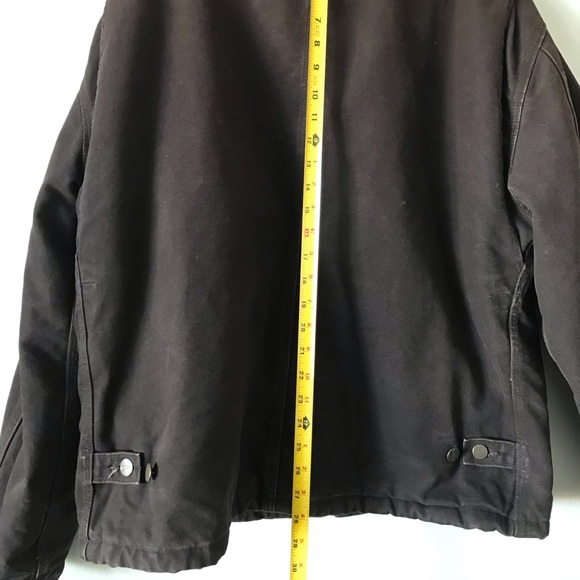 Vintage Carhartt Quilt-Lined Workwear Jacket Brown - Picture 11 of 16